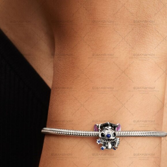 Pandora Disney Stitch Graduation Charm - Picture 4 of 6